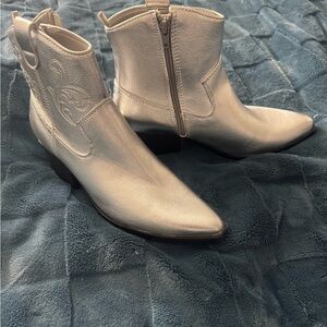 Old Navy Metallic Ankle Booties